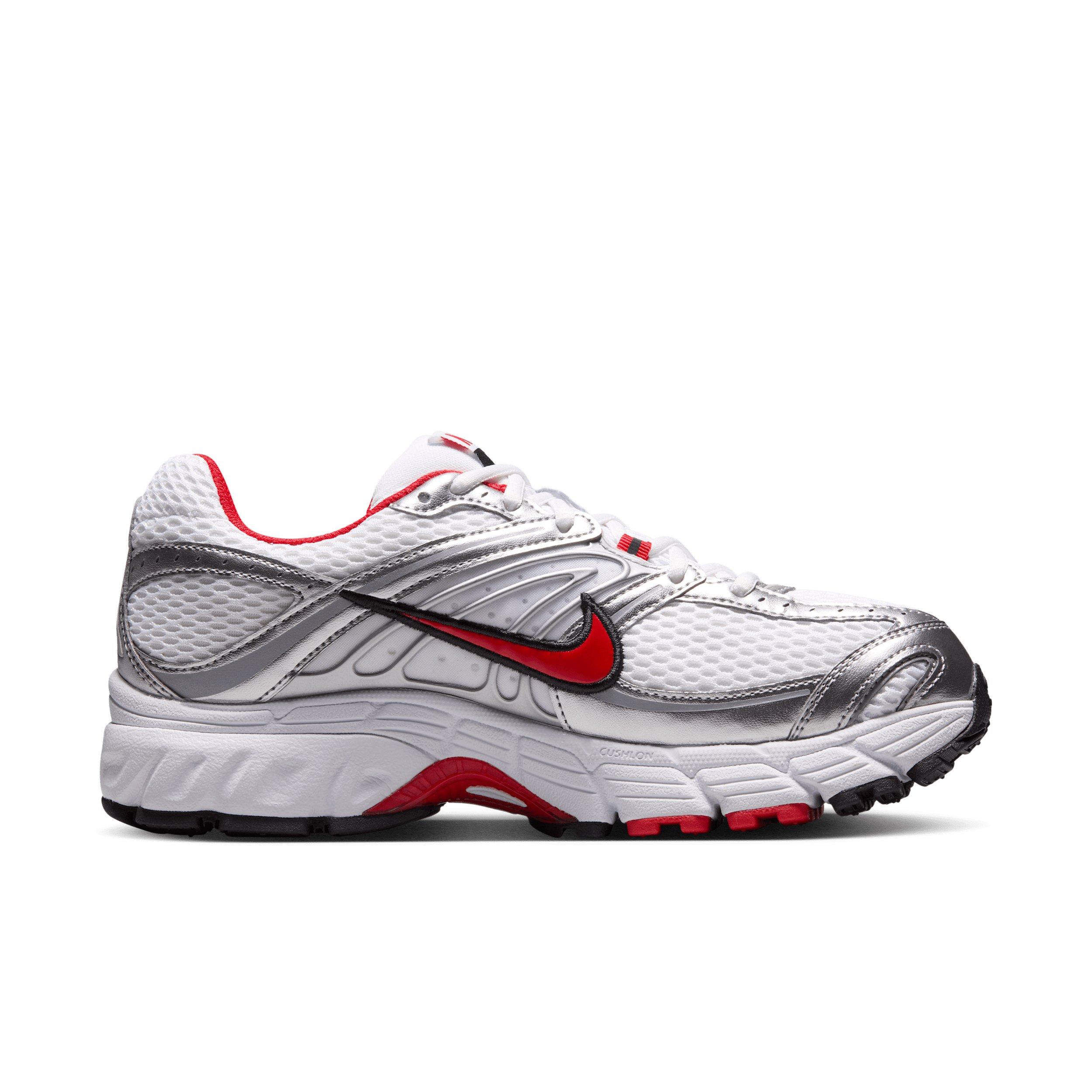 Nike Air Max Moto 2K "White/Metallic Silver/Black/University Red" Women's Shoe - WHITE/SILVER/BLACK/RED